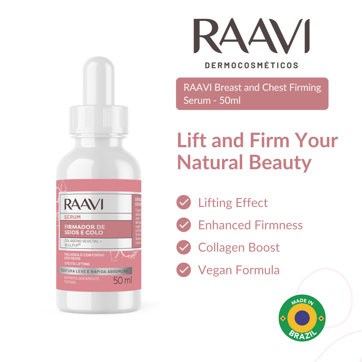 RAAVI Breast and Chest Firming Serum - 50ml