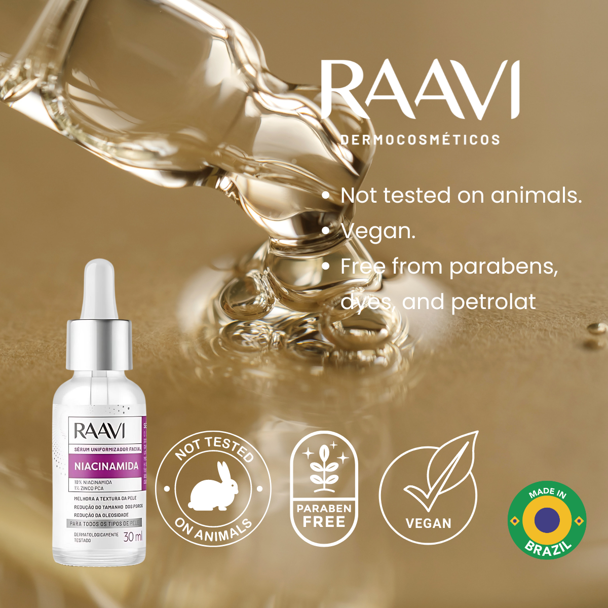 RAAVI Easy Niacinamide Unifying Serum - 30ml