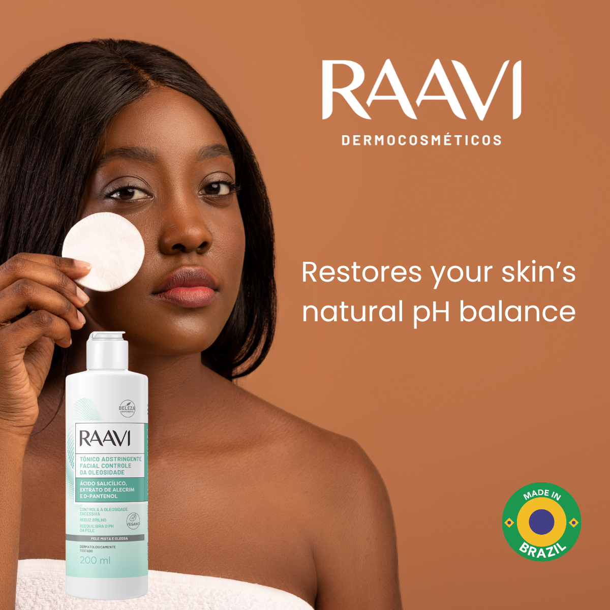 RAAVI Facial Astringent Tonic Oil Control - 200ml
