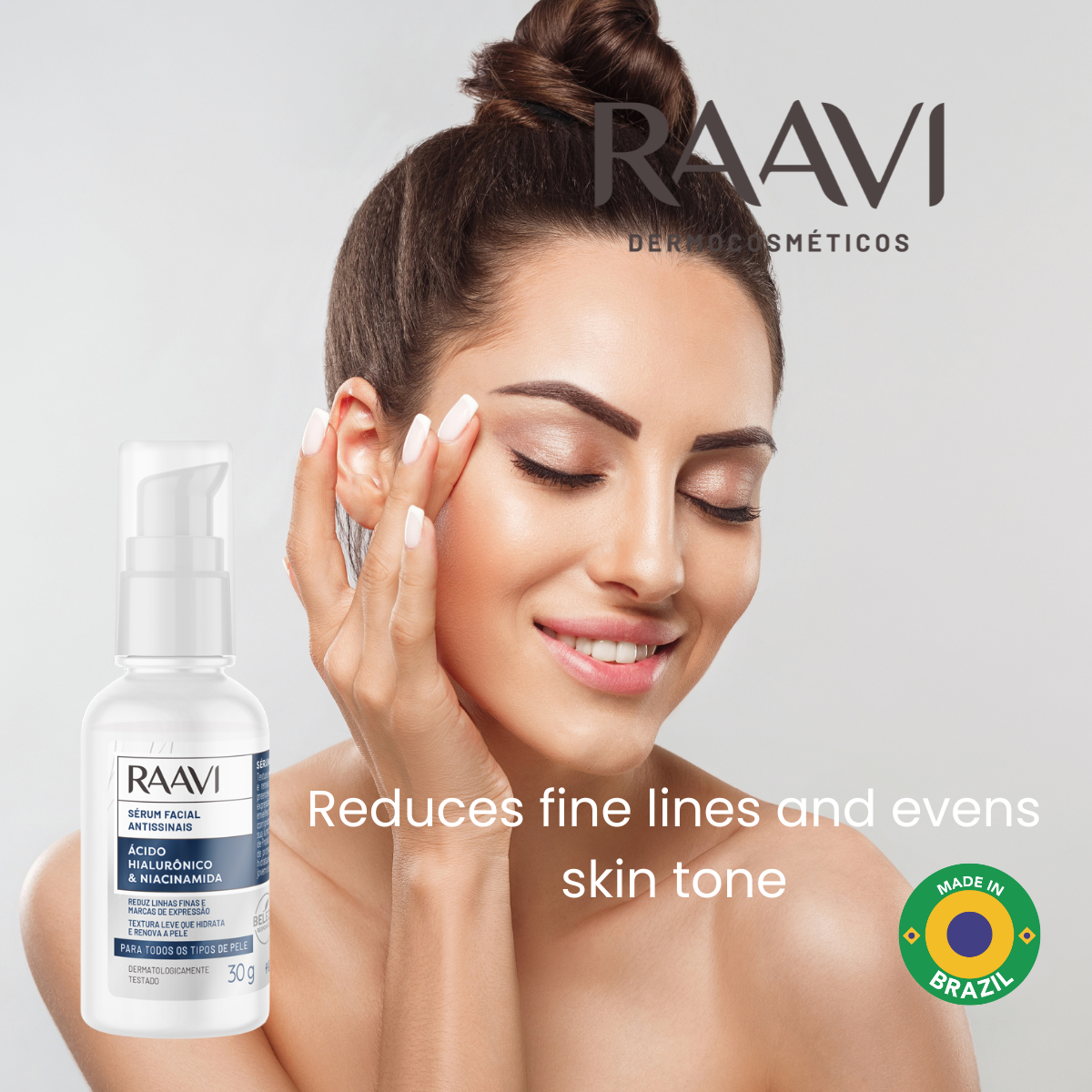 RAAVI Hyaluronic Acid Anti-Signal Facial Serum - 30g