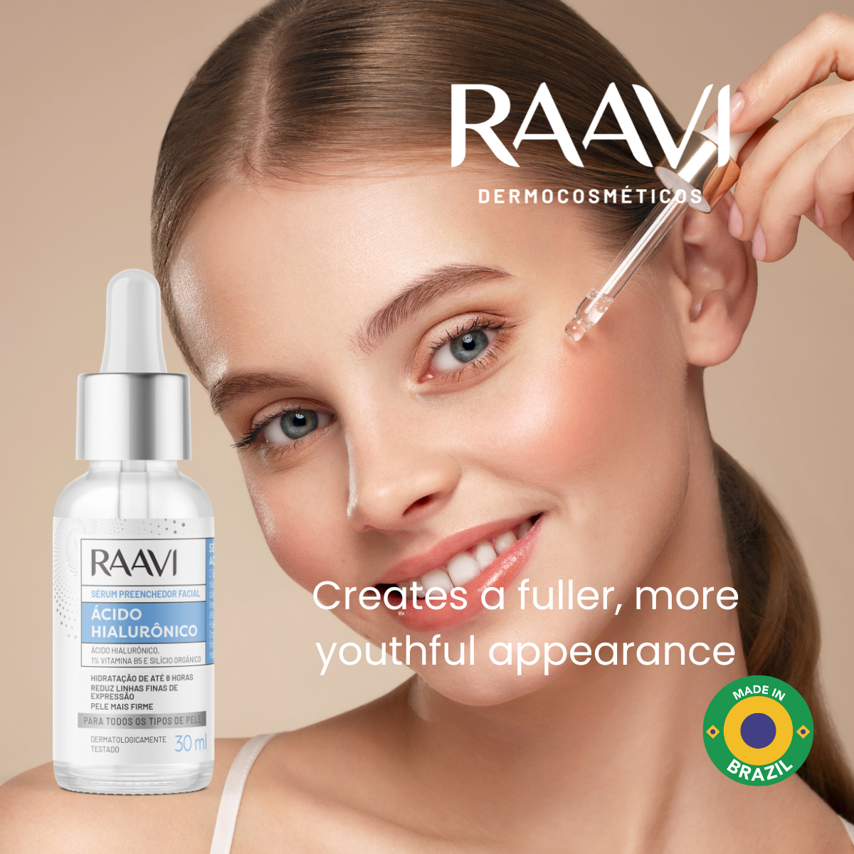 RAAVI Hyaluronic Acid Facial Filler Serum - 30ml