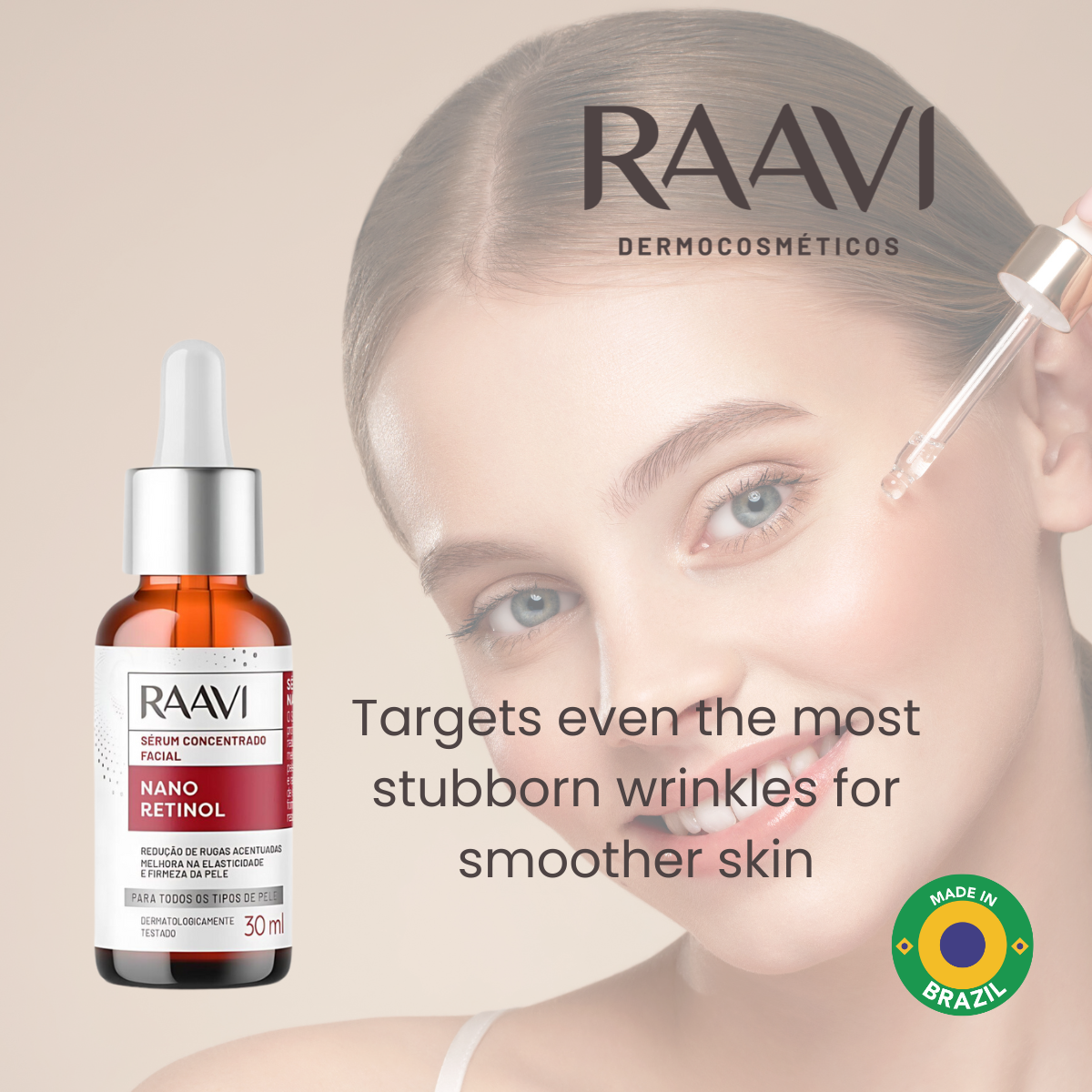 RAAVI Nano Retinol Facial Concentrated Serum - 30ml