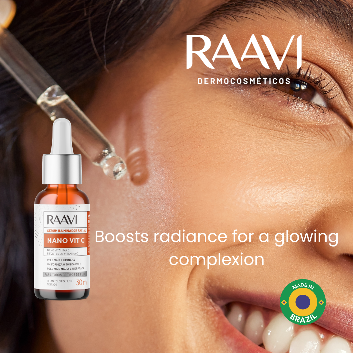RAAVI Nano Vit C Facial Illuminating Serum - 30ml