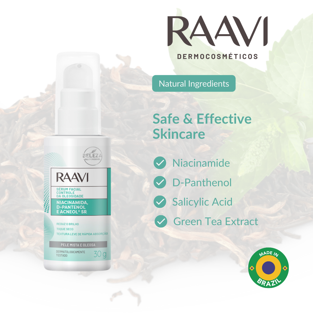 RAAVI Oil Control Facial Serum - 30g