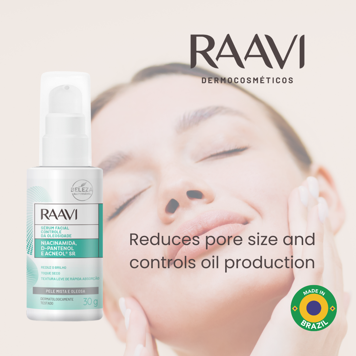 RAAVI Oil Control Facial Serum - 30g