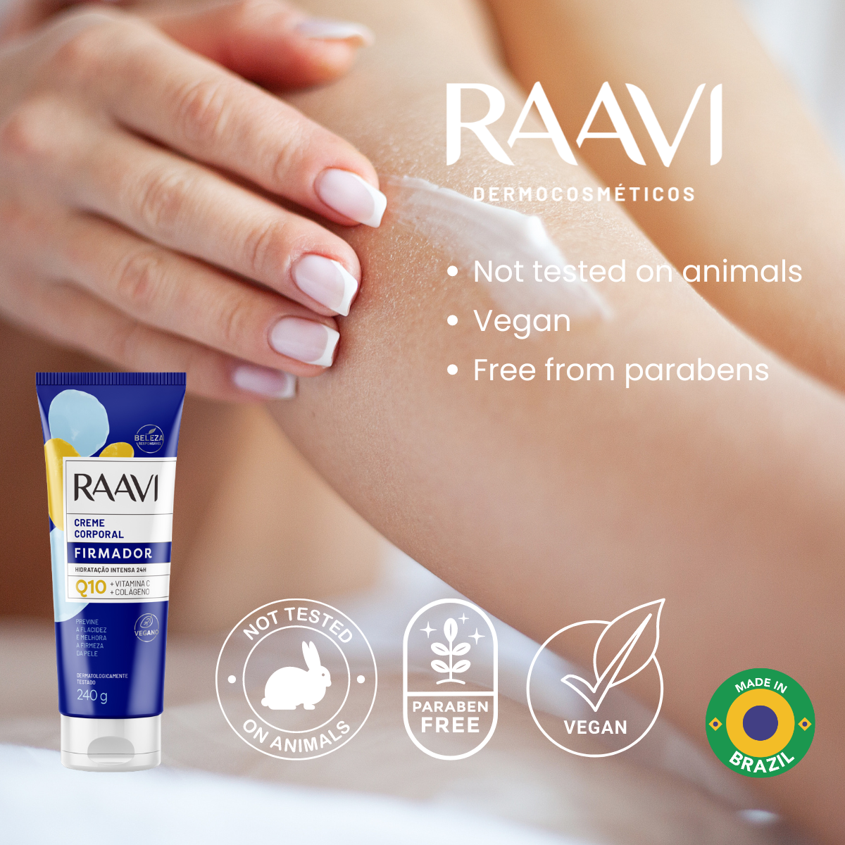 RAAVI Q10 Firming Body Cream - 200g