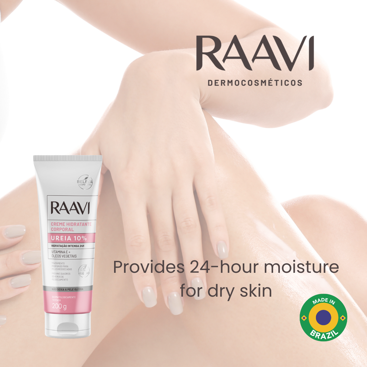 RAAVI Urea Moisturizing Cream 10% - 200g