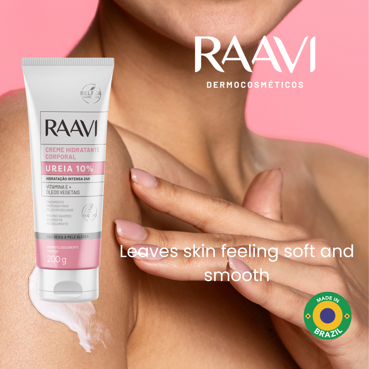 RAAVI Urea Moisturizing Cream 10% - 200g