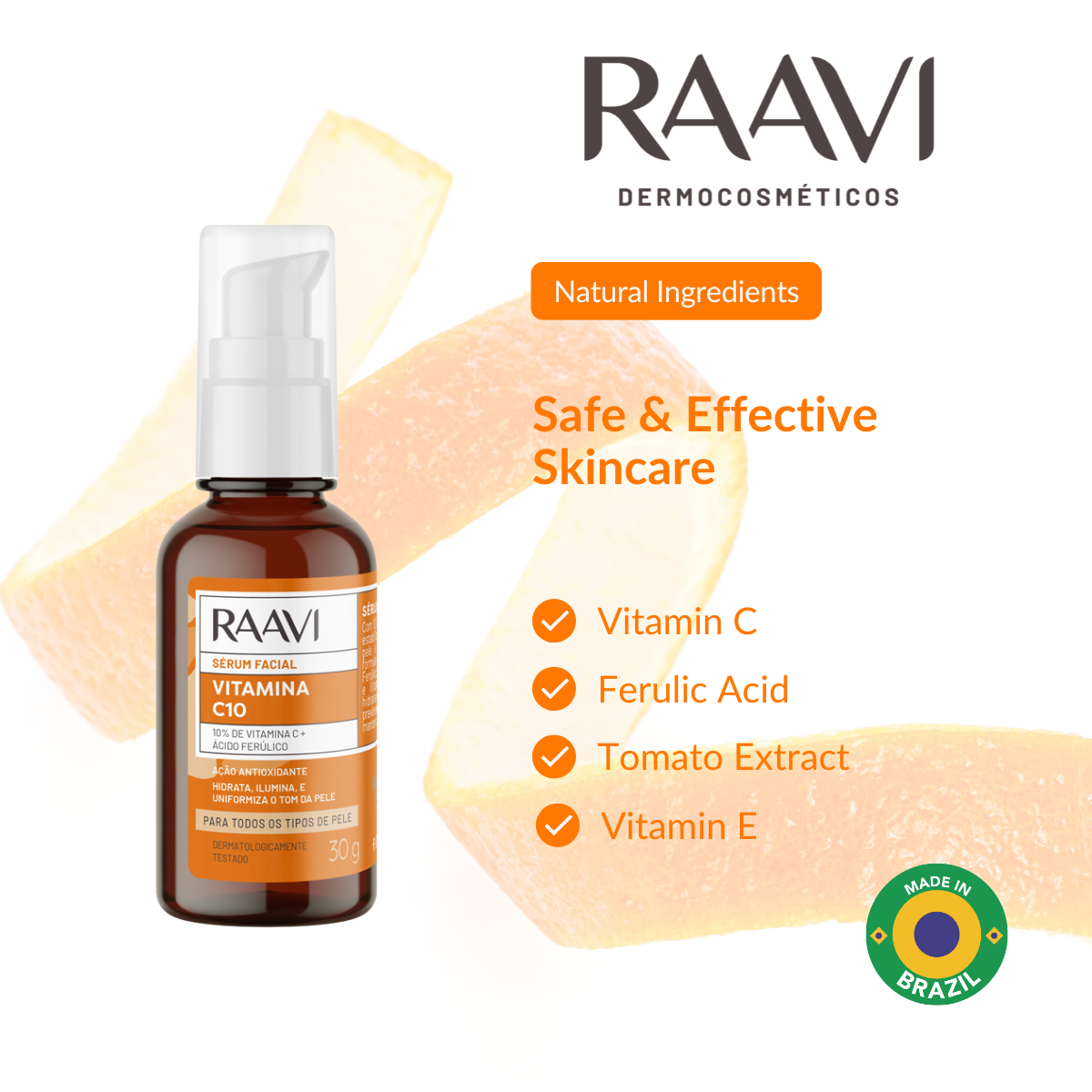 RAAVI Vitamin C 10 Facial Serum - 30g